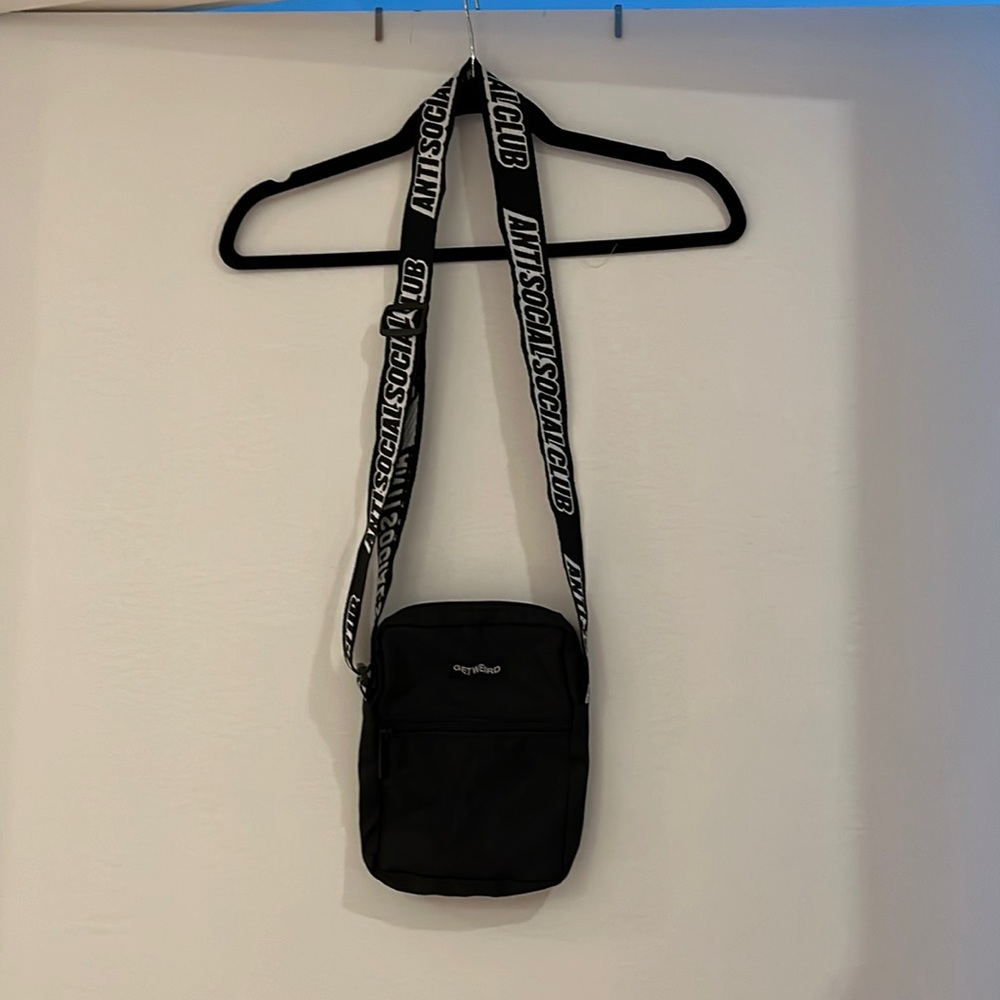 Anti social social club Get Weird sling bag